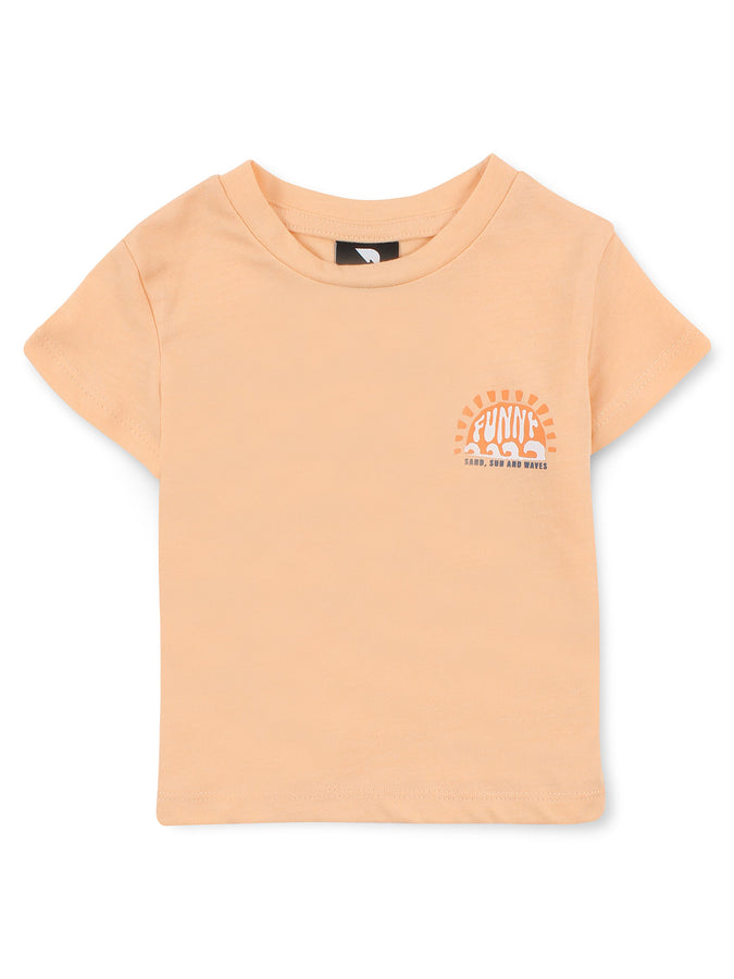 Northcoast Print T-Shirt Summer 2026 | CREAM BLUSH