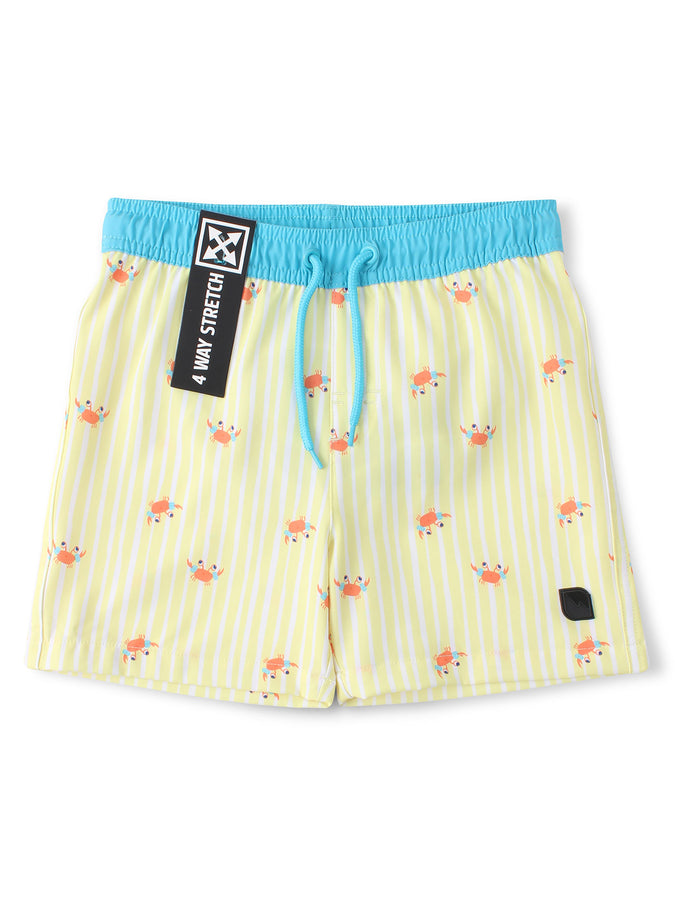 Northcoast Deep Sea Kingdom Boardshorts Spring 2026 | CANARY YELLOW CRAB