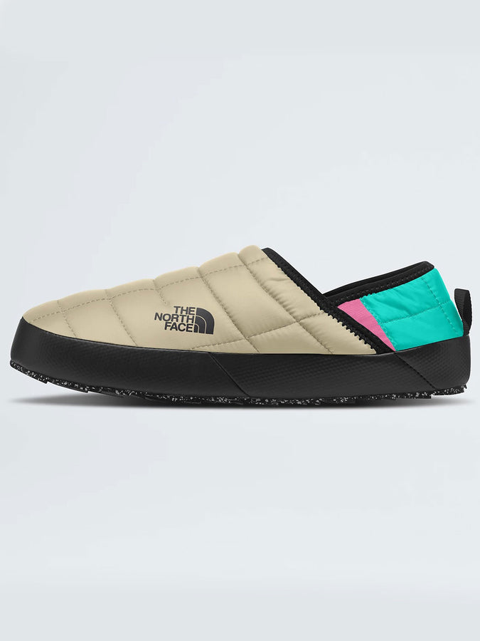 The North Face Thermoball Traction Mule V Shoes Spring 2024 | GRAVEL/GEYSER AQUA (V4O)