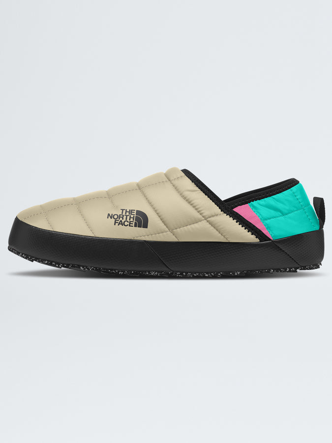 The North Face Thermoball Traction Mule V Gravel/Aqua Shoes | GRAVEL/GEYSER AQUA (V4O)