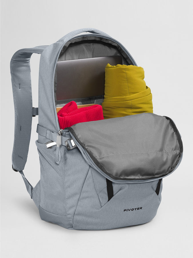 The North Face Pivoter Backpack | MID GREY DK HTR/BLK (5YG)