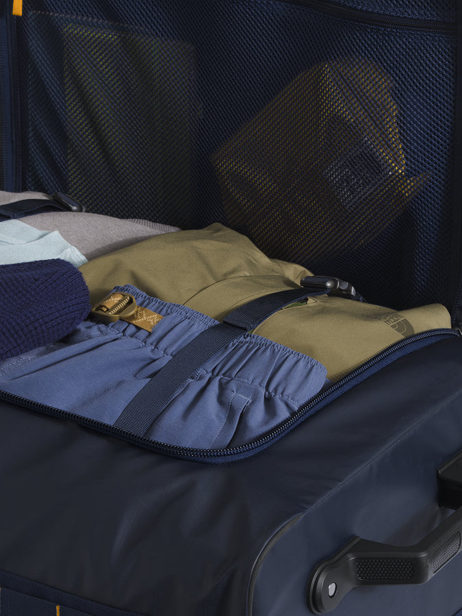 The North Face Base Camp Voyager 29 Roller Suitcase | SUMMIT NAVY/SMT GLD (H7I)
