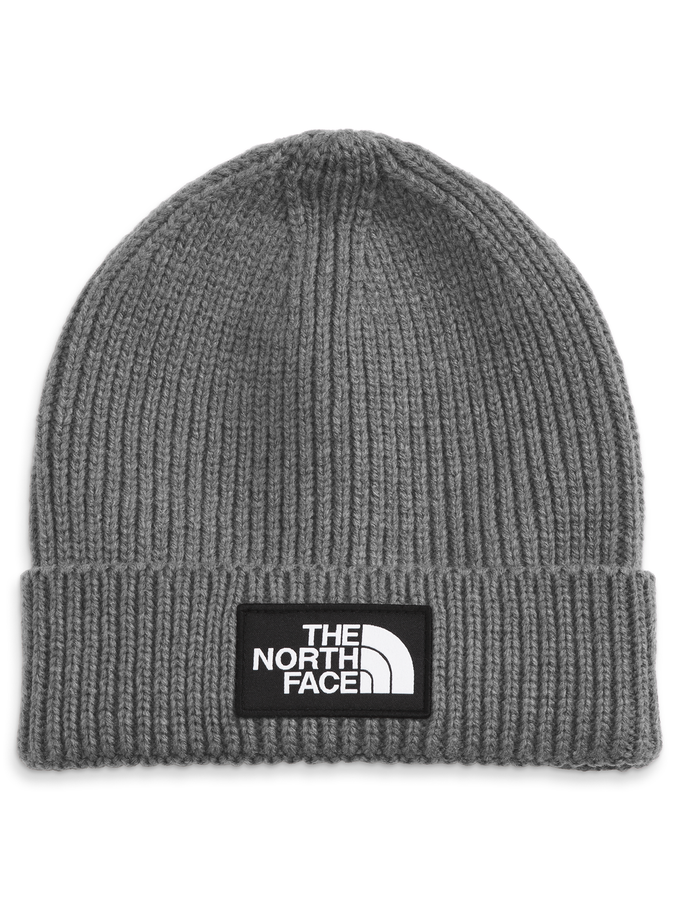 The North Face TNF Box Logo Cuffed Beanie Winter 2025 | TNF MED GREY HEATHR (DYY)