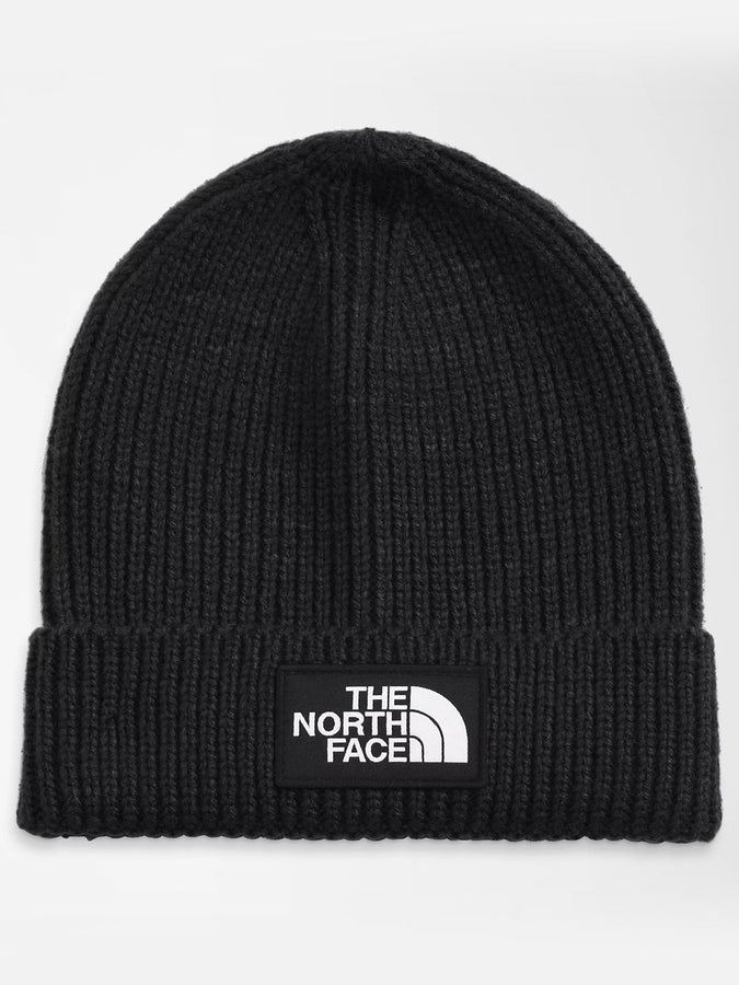 The North Face TNF Box Logo Cuffed Beanie | TNF BLACK (JK3)