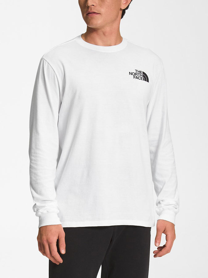 The North Face Box NSE Long Sleeve T-Shirt | TNF WHITE/TNF BLACK (LA9)