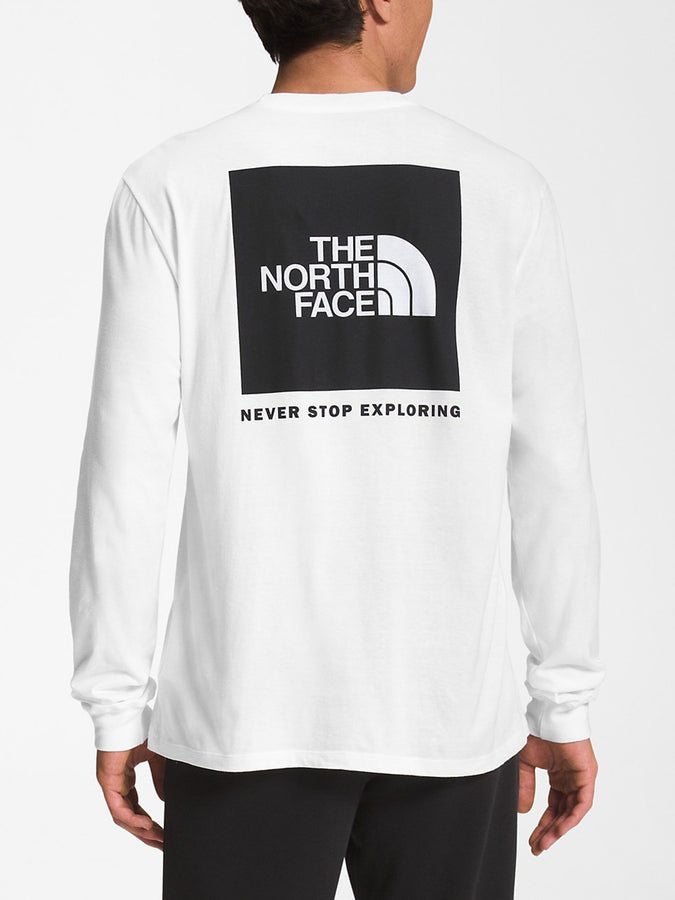 The North Face Box NSE Long Sleeve T-Shirt | TNF WHITE/TNF BLACK (LA9)