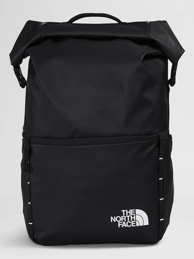 The North Face Base Camp Voyager Roll Top Backpack | TNF BLACK/TNF WHITE (KY4)