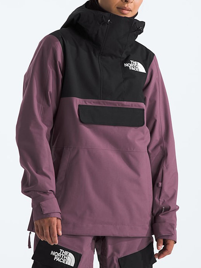 The North Face Driftview Anorak Jacket 2025 | TNF BLK/MDNT MAUVE (44O)