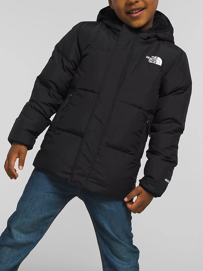 The North Face Down Kids Hooded Jacket | TNF BLACK (JK3)