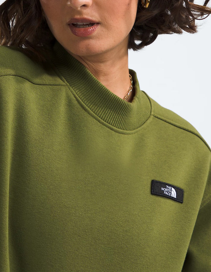 The North Face Heavyweight Crewneck Sweatshirt Spring 2024 | FOREST OLIVE (PIB)