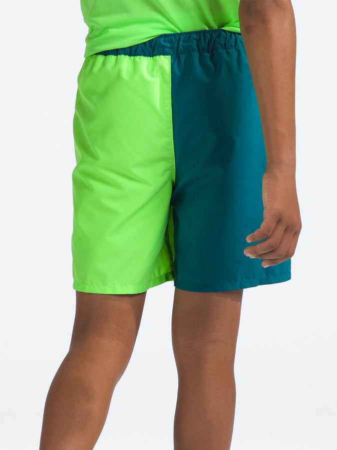 The North Face Amphibious Class V Shorts Spring 2024 | BLU MOSS/SAFETY GRN (TIC)