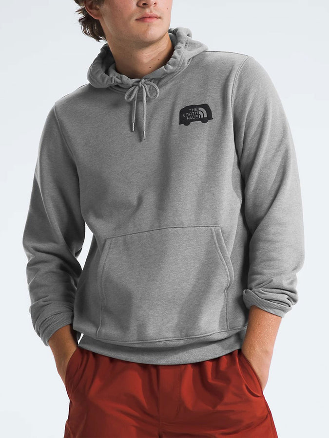 The North Face Brand Proud Hoodie Spring 2024 | TNF MED GRY HTR/BLK (GVD)