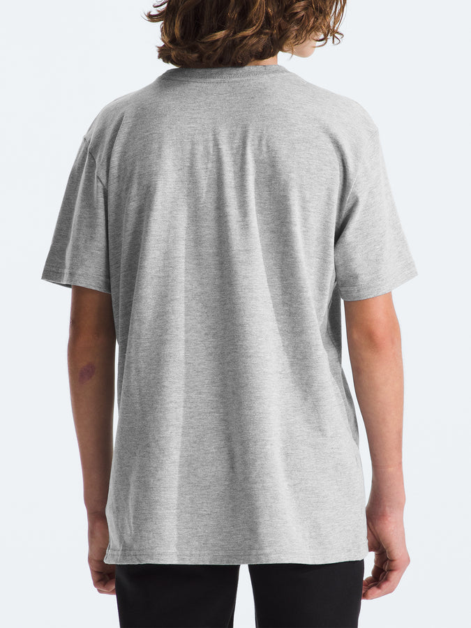 The North Face Graphic T-Shirt Spring 2024 | TNF LT GREY HTR/BLU (T3I)