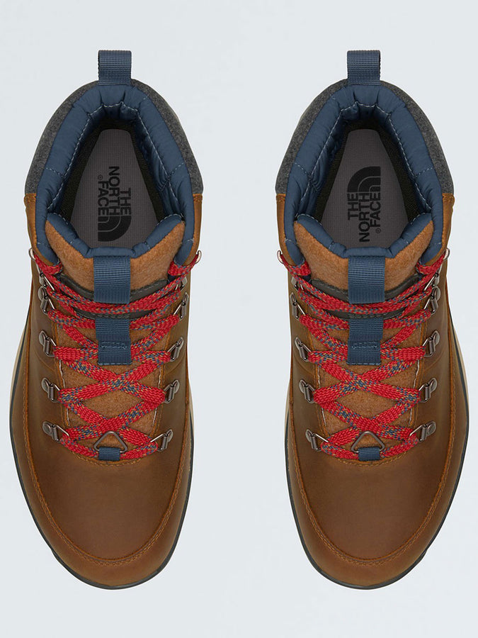 TNF Bergen Leather WP Timber Tan/ TNF Red Boots Winter 2025 | TIMBER TAN/TNF RED (8O1)
