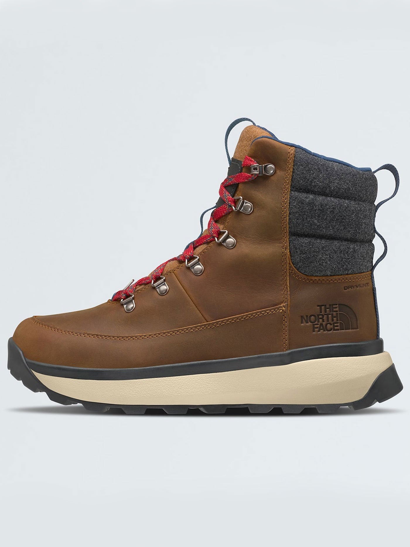 TNF Bergen Leather WP Timber Tan/ TNF Red Boots Winter 2025