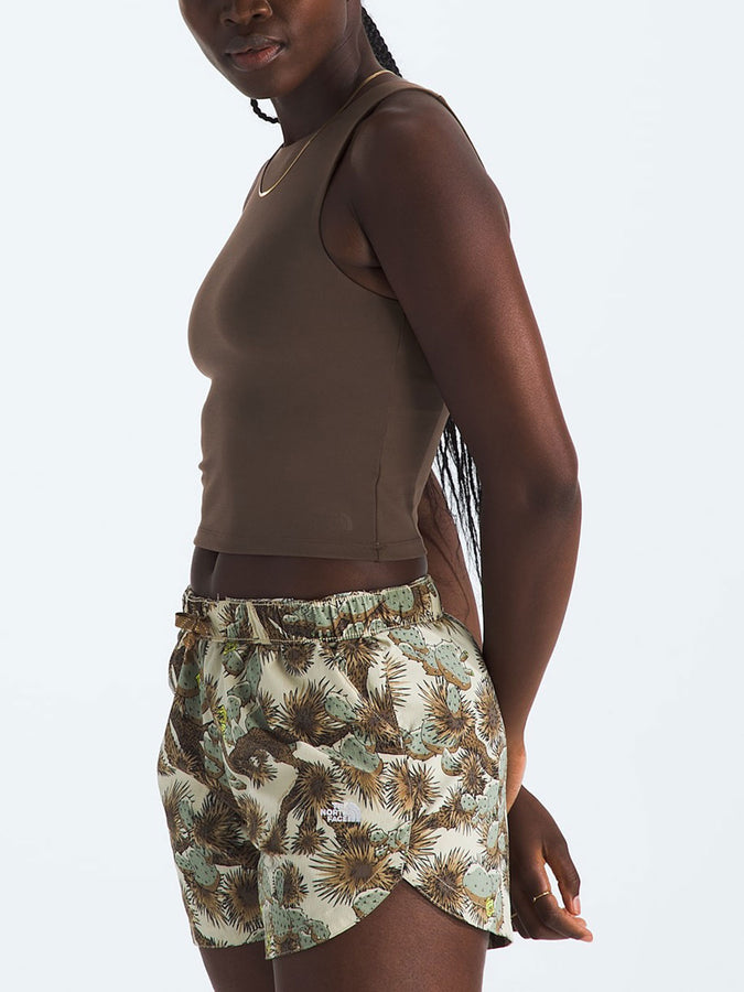 The North Face Dune Sky Tanklette Tank Top Spring 2025 | SMOKEY BROWN (1OI)