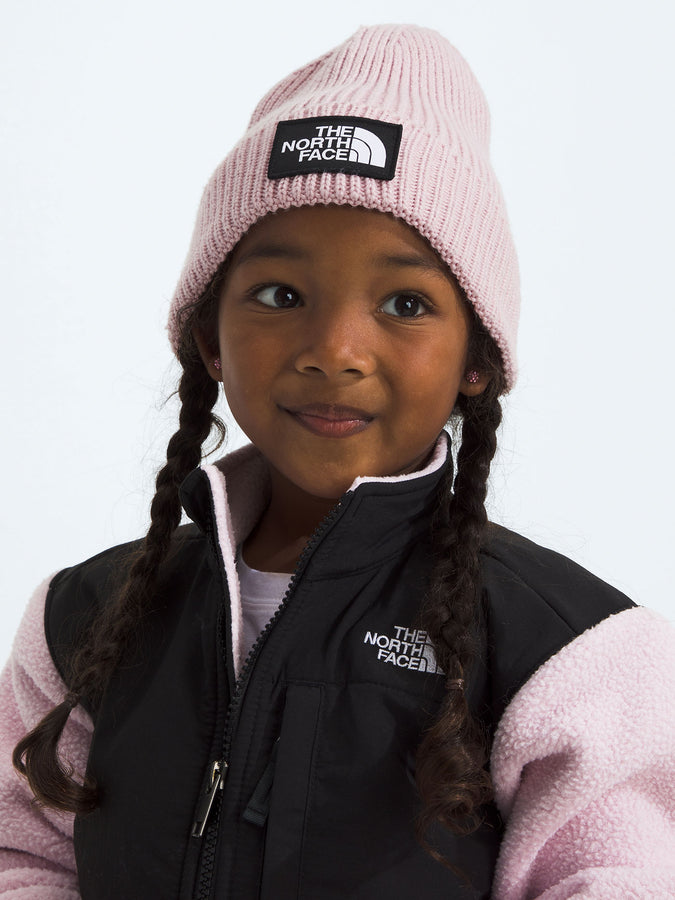 TNF Logo Box Cuffed Beanie | PALE BLOSSOM (BP6)
