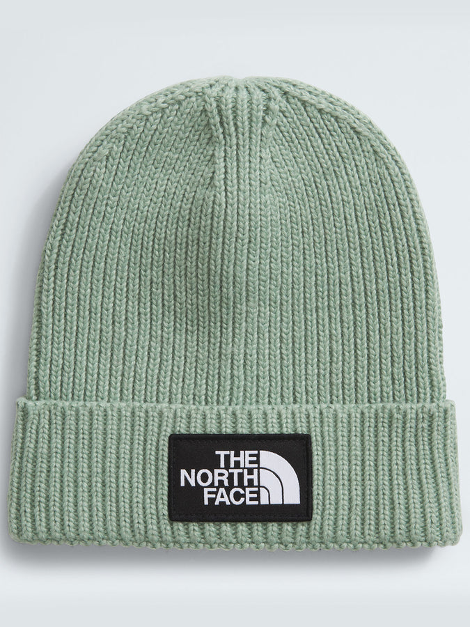 The North Face Tnf Logo Box Cuffed Beanie | SLATE MOSS (BQ1)