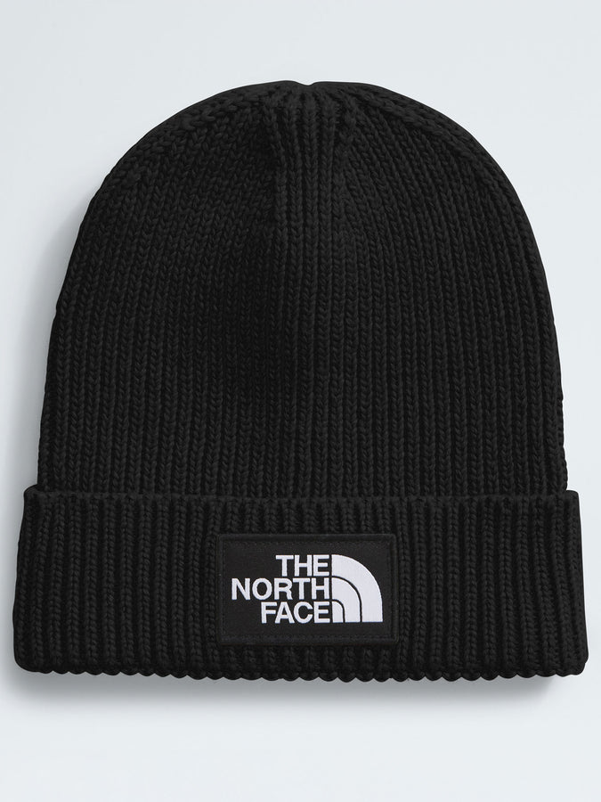 TNF Logo Box Cuffed Beanie | TNF BLACK (JK3)