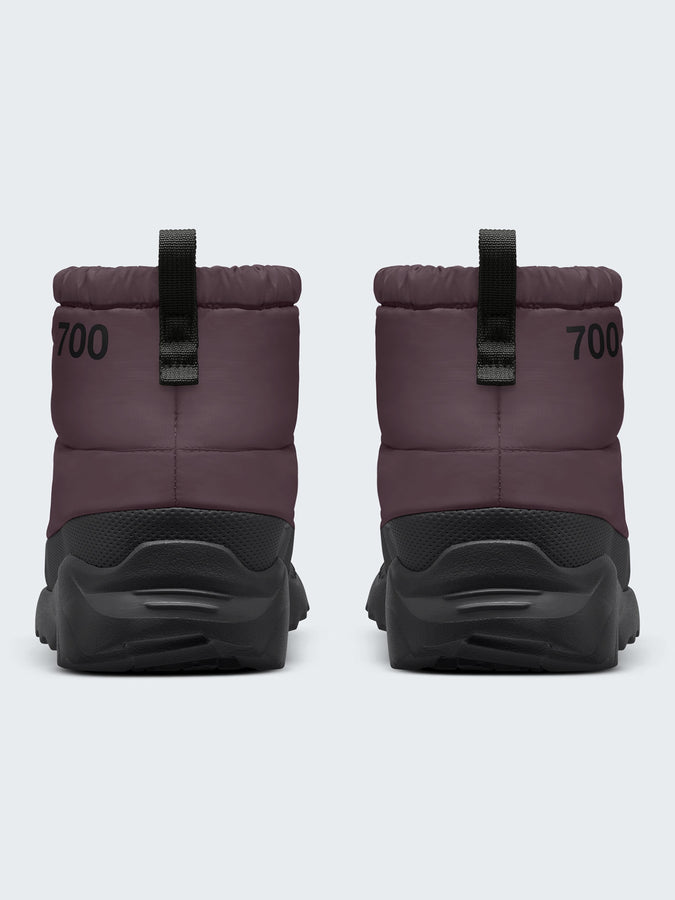 TNF Nuptse Traction Chukka Burgundy Winter Boots Winter 2027 | DEEP BURGUNDY/TNF BLACK (051)
