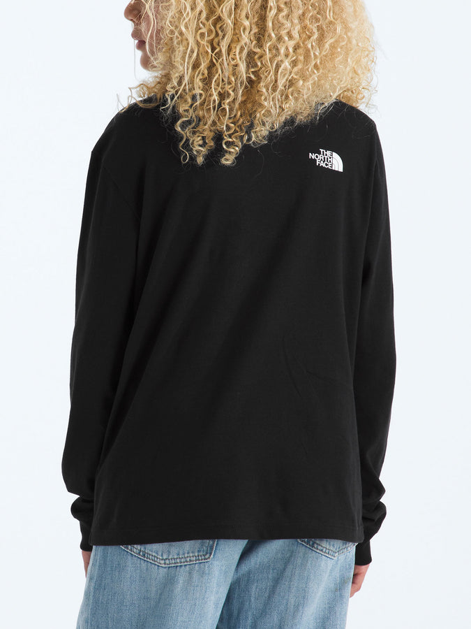 The North Face Evolution Half Dome Long Sleeve T-Shirt | TNF BLACK (JK3)