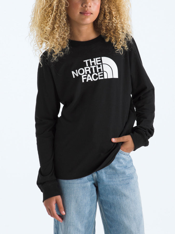 The North Face Evolution Half Dome Long Sleeve T-Shirt | TNF BLACK (JK3)