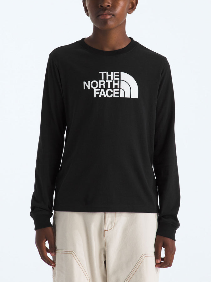 The North Face Evolution Half Dome Long Sleeve T-Shirt | TNF BLACK (JK3)