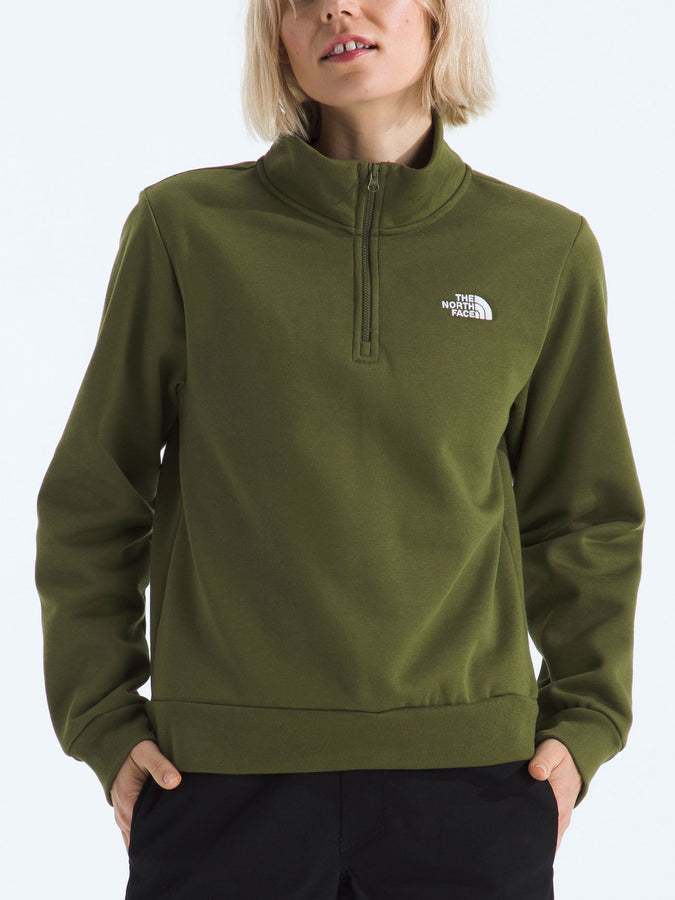 TNF Evolution Simple Dome 1/4 Zip Sweater Fall 2025 | WOODLAND GREEN (BRI)