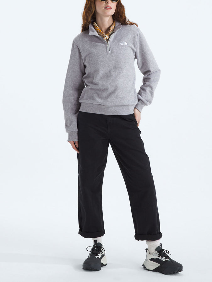 TNF Evolution Simple Dome 1/4 Zip Sweater Fall 2025 | TNF PALE GREY HEATHER (CQ0)