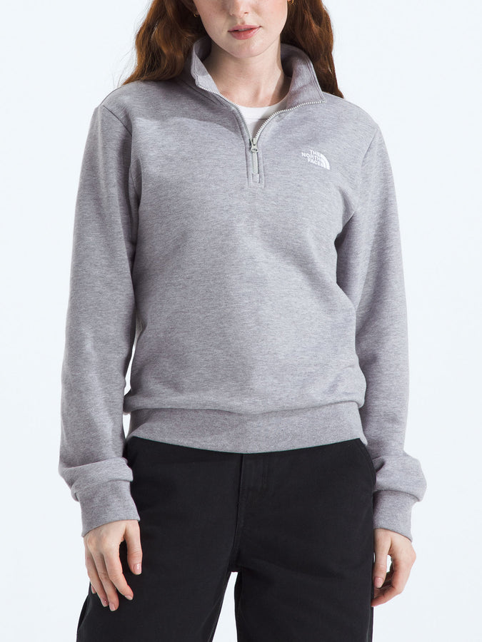 TNF Evolution Simple Dome 1/4 Zip Sweater Fall 2025 | TNF PALE GREY HEATHER (CQ0)