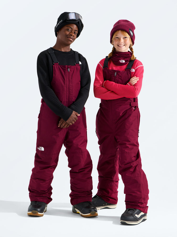 The North Face Freedom 2027 – Insulated Bib (Youth 7-14) | BURGUNDY CRUSH (MVO)