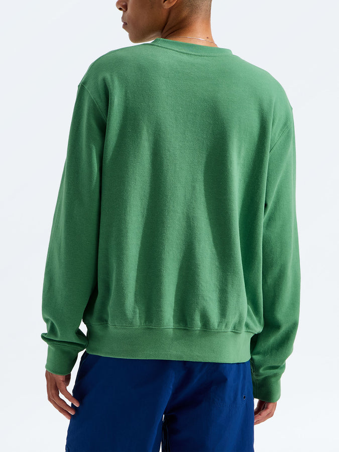 The North Face Double Knit Crewneck Sweatshirt Fall 2026 | DIMMED ALGAE (G57)