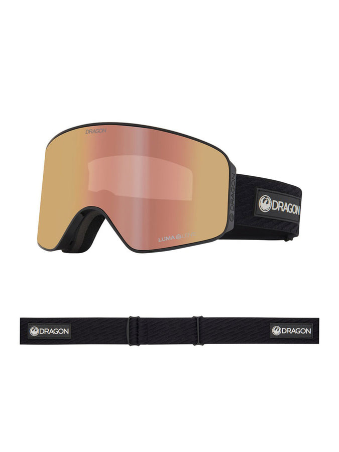 Dragon Nfx Mag Otg Icon Rose/LL Rose Gold Ion + Spare Lens Goggle | ICON ROSE/LL ROSE GOLD ION