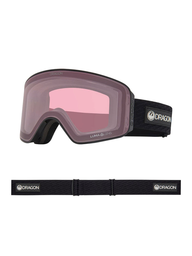 Dragon Nfx Mag Otg Icon Rose/LL Rose Gold Ion + Spare Lens Goggle | ICON ROSE/LL ROSE GOLD ION
