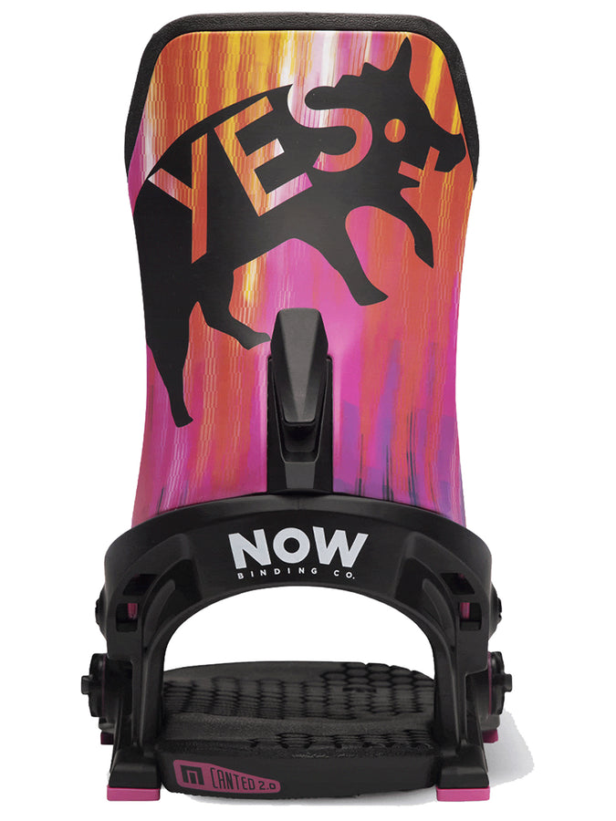 Now x Yes Snowboard Bindings 2024 | BLACK/PINK