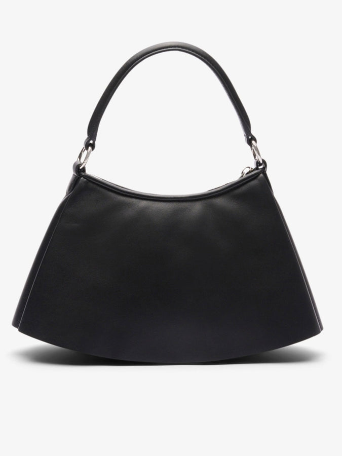 Lacoste Small Lenglen Leather Handbag | BLACK (000)