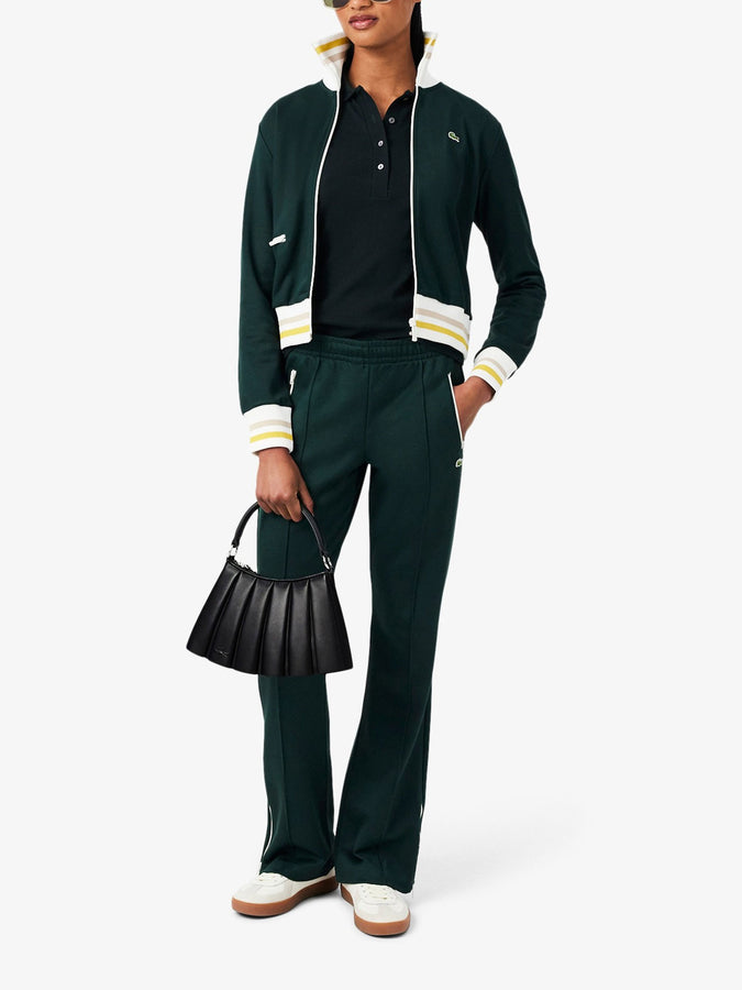 Lacoste Small Lenglen Leather Handbag | BLACK (000)