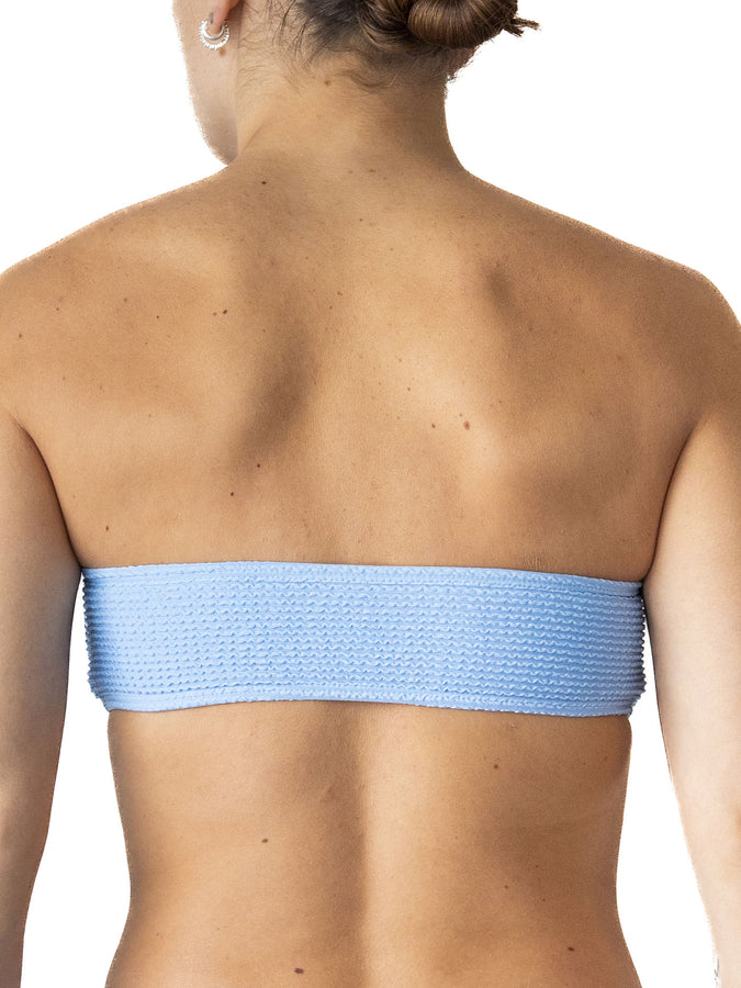 Nana The Brand Jordane Crinkle Bikini Top Spring 2025 | BLUE