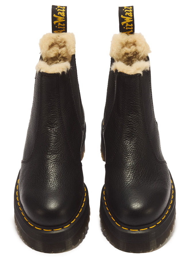 Dr.Martens 2976 Quad Faux Fur Lined Pisa Boots Winter 2027 | BLACK