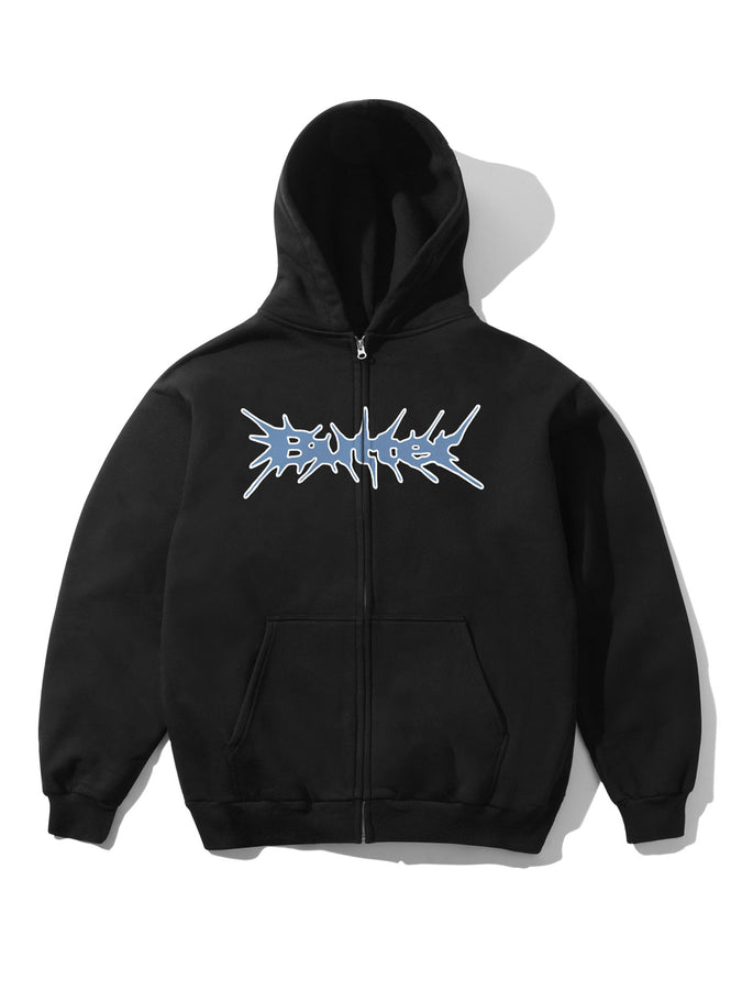 Butter Goods Nail Logo Zip Hoodie Summer 2026 | BLACK