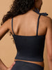Nana The Brand Naadei Shiny Rib Bikini Top Spring 2026