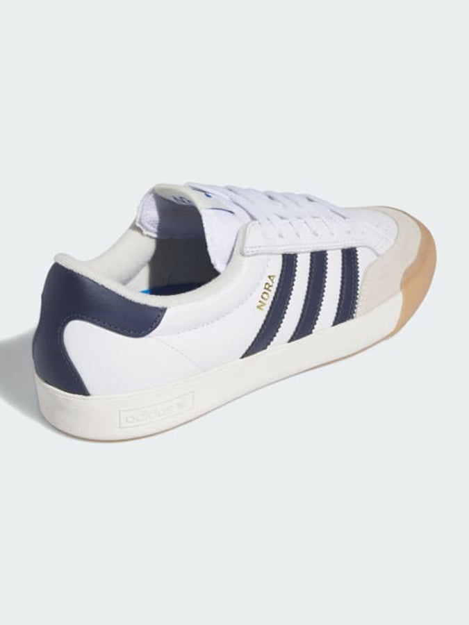 Adidas Nora White/Collegiate Nvy/Chlk White Shoes Spring 2025 | WHITE/COLLEGIATE NAVY/CHALK WHITE