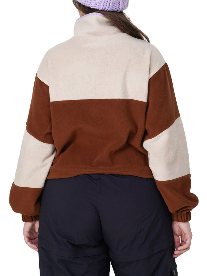 NTR Northwood Cropped Polar Fleece Holiday 2026 | CREAM/BROWN/LILAC