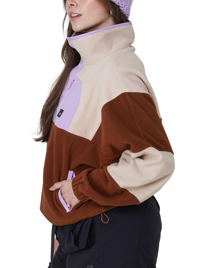 NTR Northwood Cropped Polar Fleece Holiday 2026 | CREAM/BROWN/LILAC