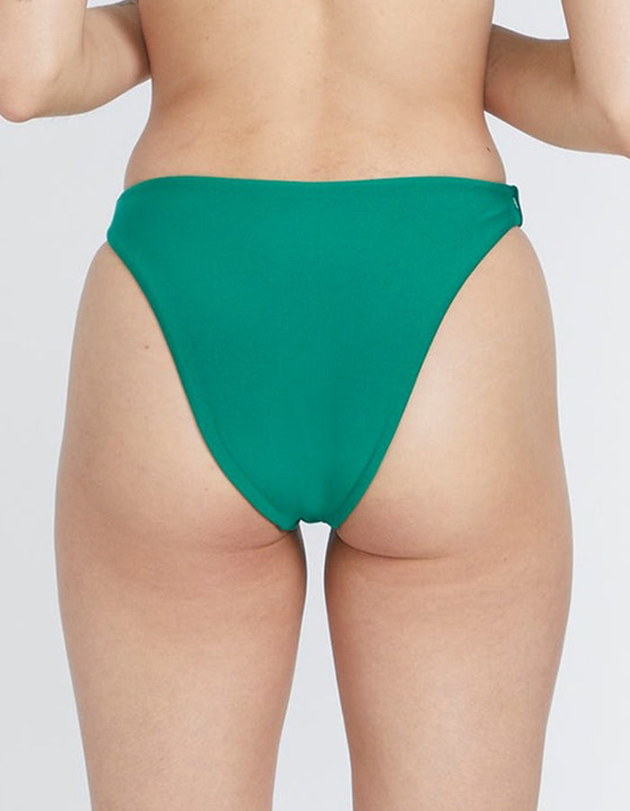 Volcom Simply Seamless Skimpy Bikini Bottom Spring 2024 | EMERALD GREEN (EMG)