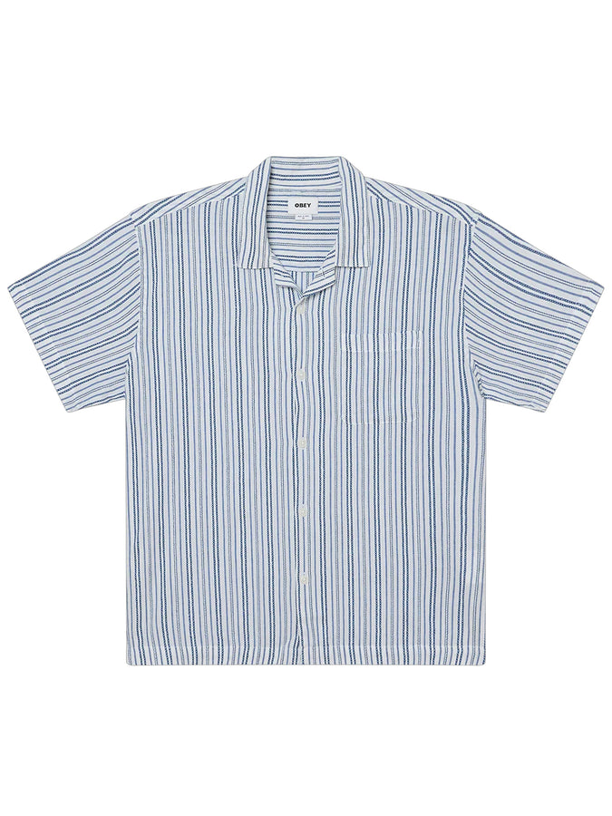 Obey Evan Short Sleeve Buttondown Shirt Summer 2026 | WHITE MULTI (WTM)