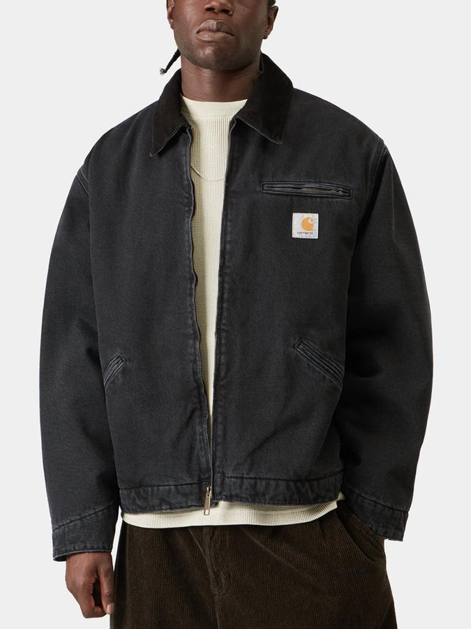 Carhartt WIP OG Detroit Denim Jacket Fall 2026 | BLACK/BLACK STONE WASH (00E06)