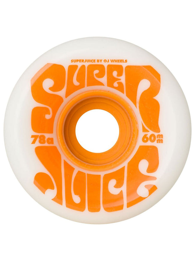OJ Wheels Super Juice White Citrus Skateboard Wheels | WHITE/CITRUS
