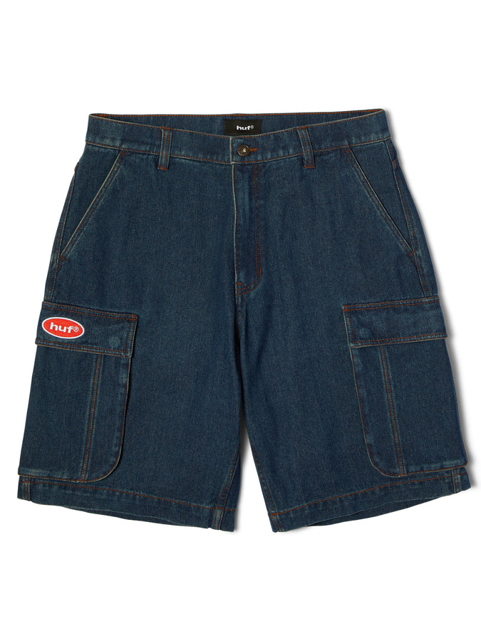 Huf Oval Denim Cargo Shorts Fall 2026 | INDIGO