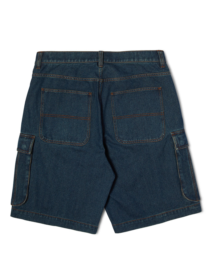 Huf Oval Denim Cargo Shorts Fall 2026 | INDIGO